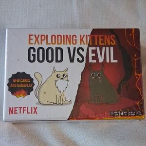 Netflix Exploding Kittens Good vs Evil Card Game